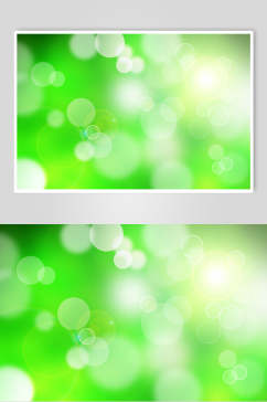 绿色光斑素材图片