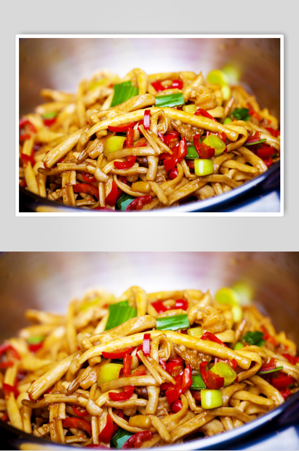干锅风味双菇元美食图片素材