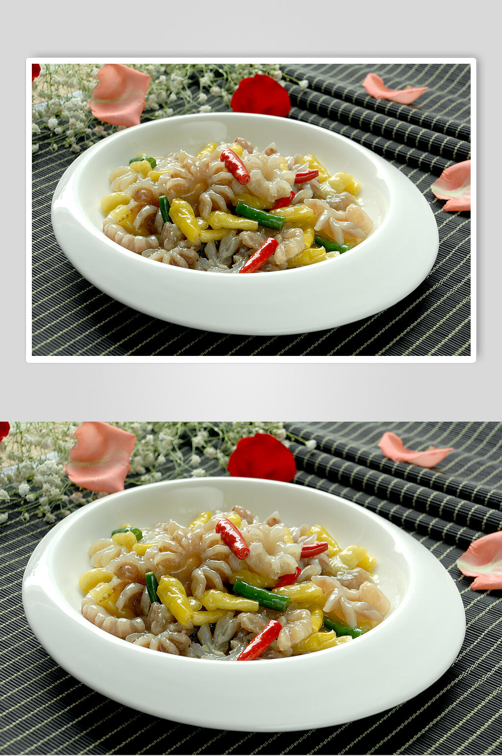 山椒烹鞭花食品图片素材