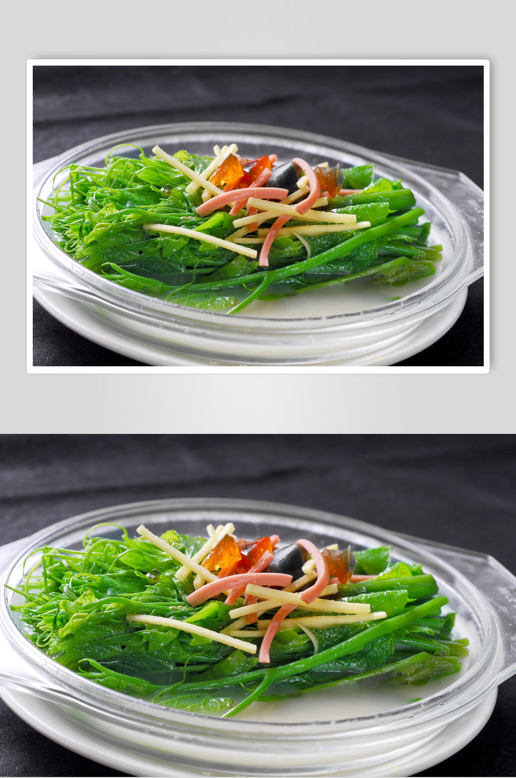 上汤丝瓜尖美食图片素材