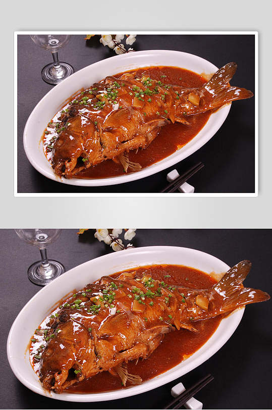 老干妈闷鱼红烧鱼食品图片-众图网