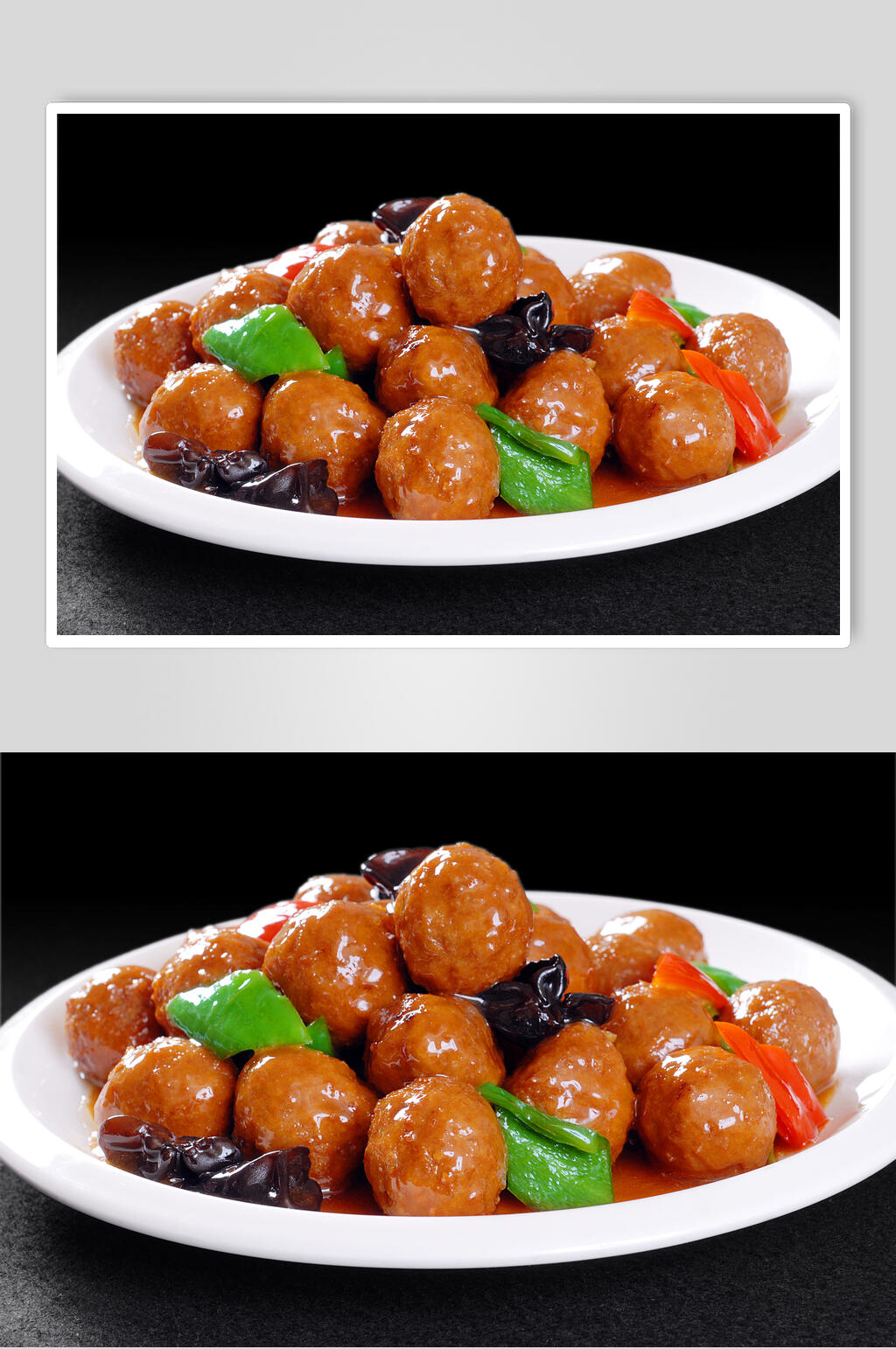 熘丸子高清图片素材
