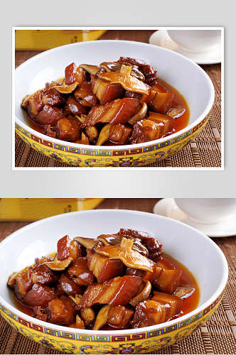 香菇红烧肉食品图片