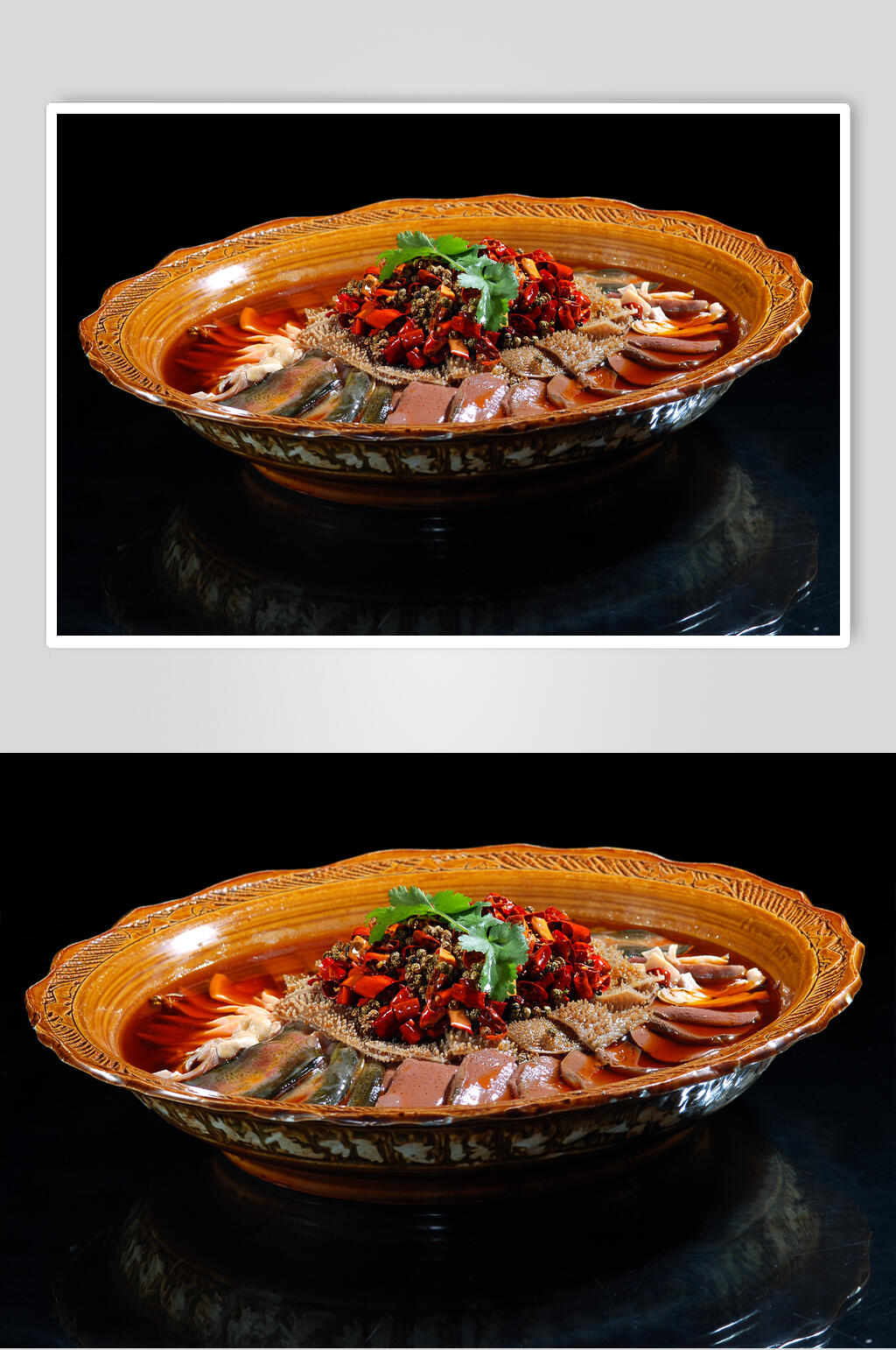 香辣美味毛血旺食品高清图片素材