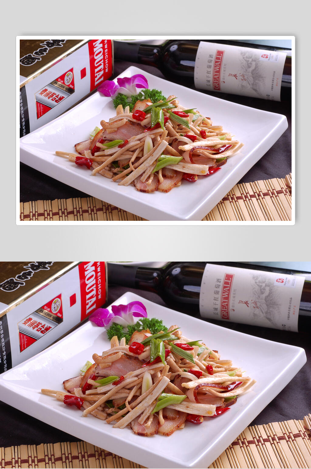 皇木腊肉食品图片素材