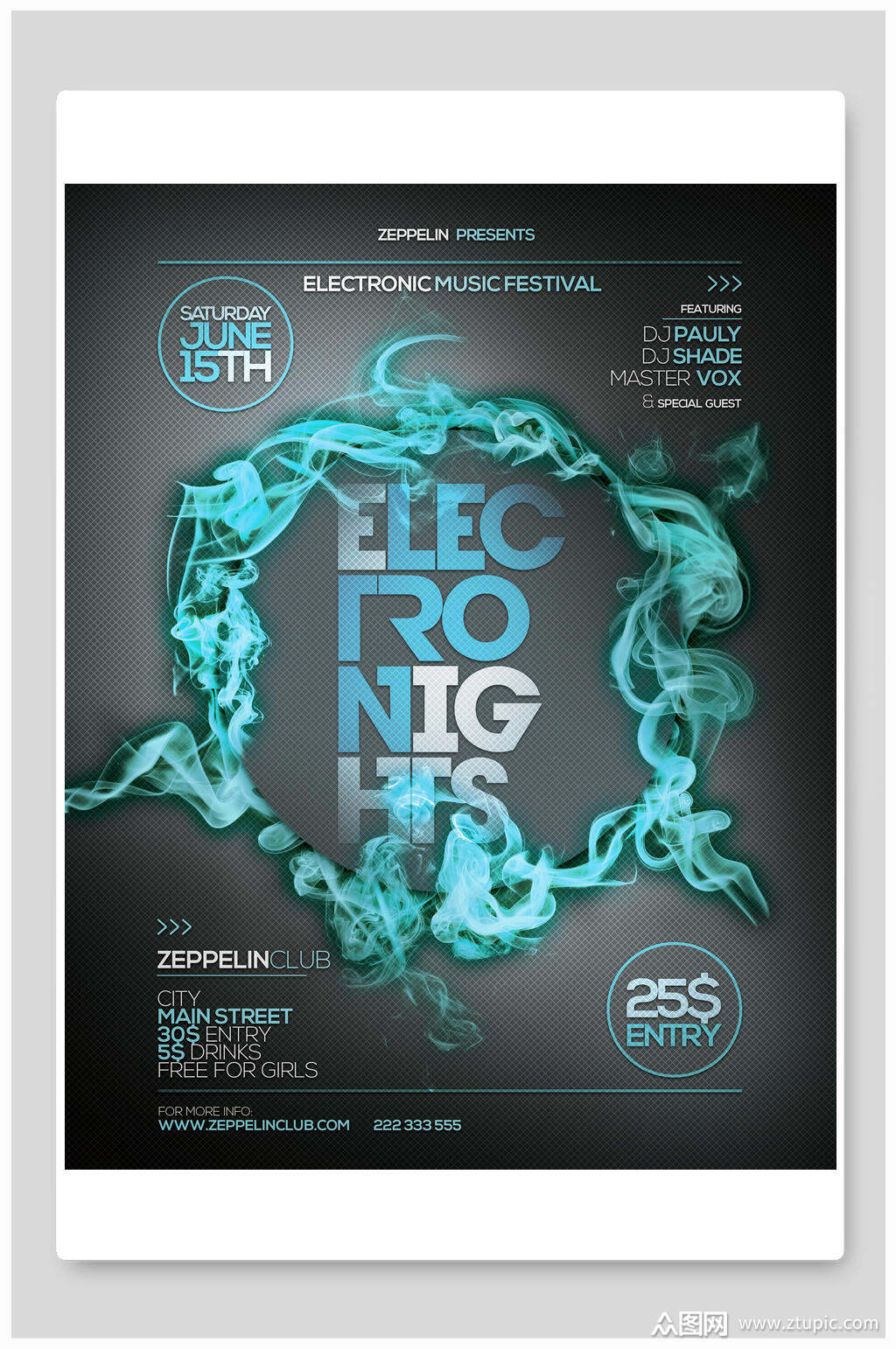 黑色蓝色高级感简约风创意复古海报模板下载-编号2387659-众图网