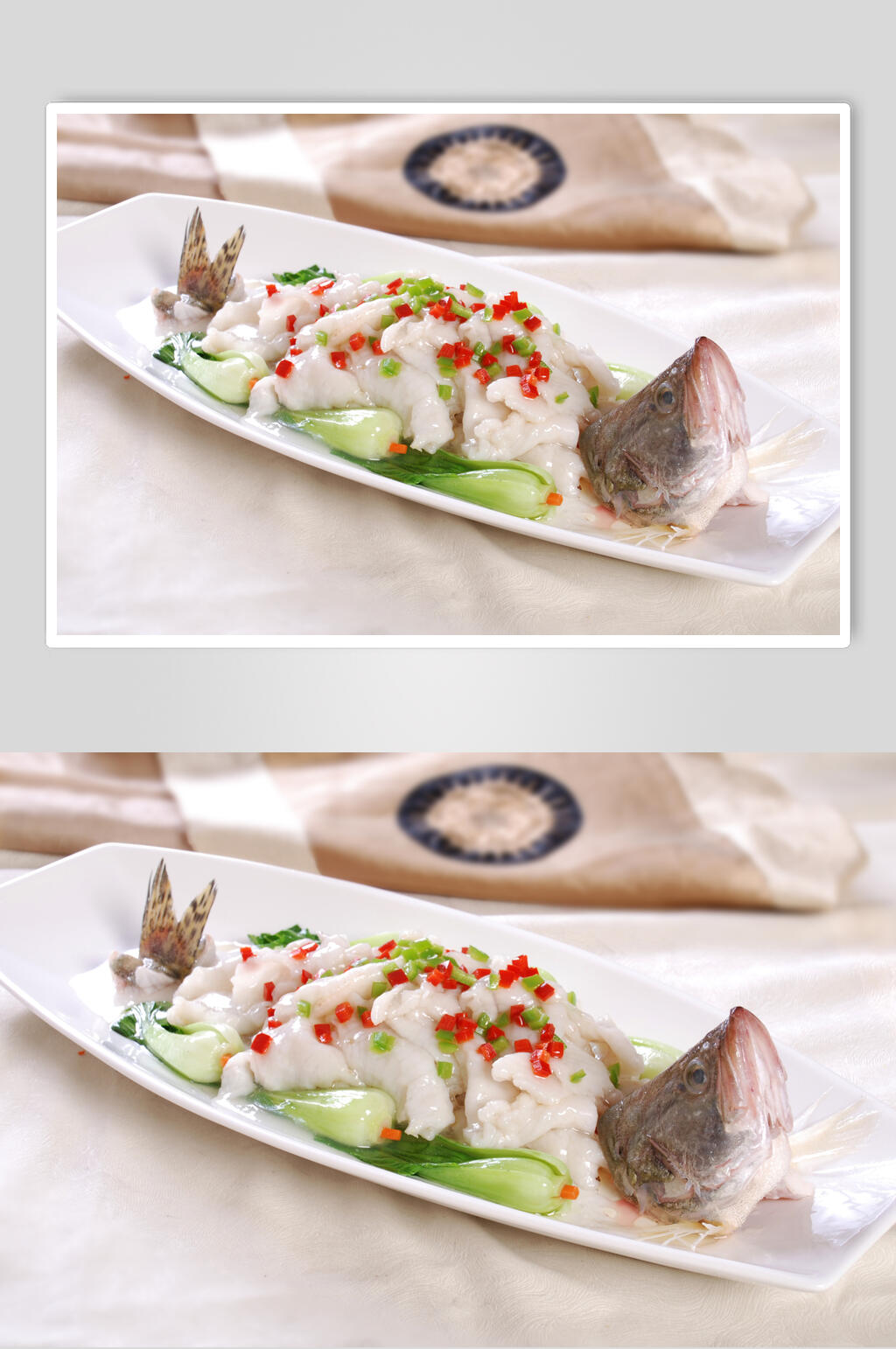 山椒桂花鱼食物图片素材
