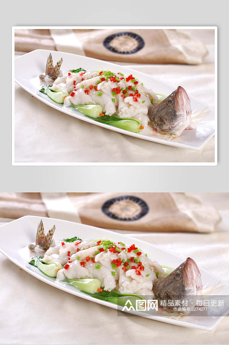 山椒桂花鱼食物图片素材