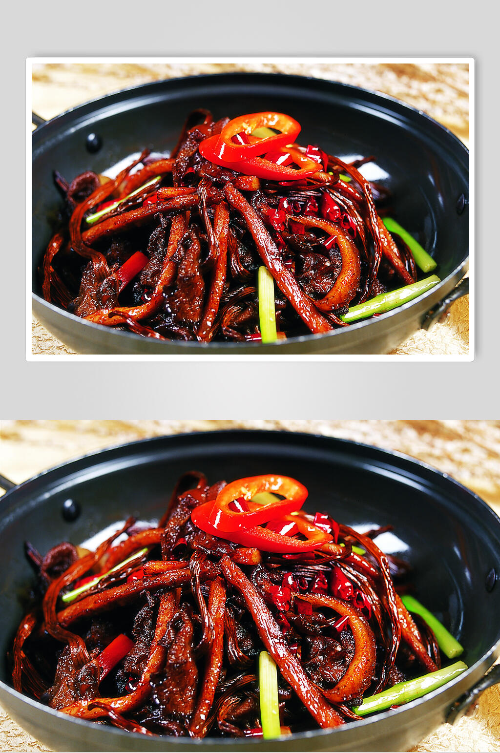 湘菜干锅茶树菇餐饮摄影图片素材