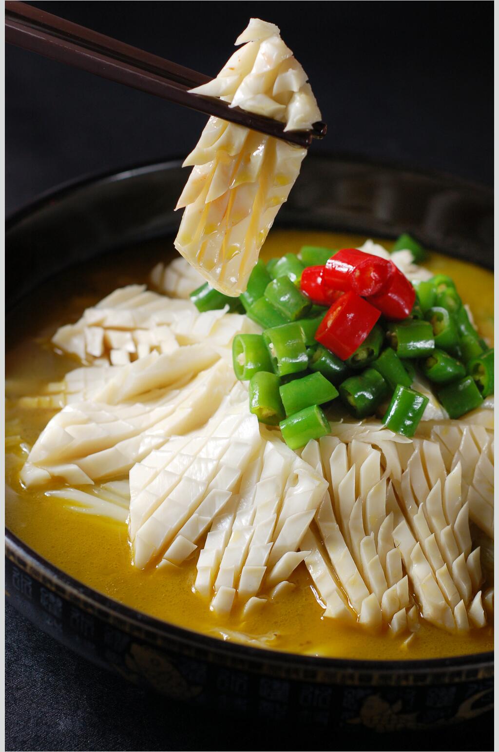 鲜椒黄喉食品图片素材