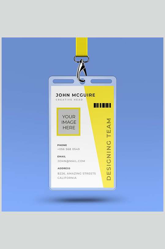 典雅工作证图片-典雅工作证设计素材-典雅工作证模板下载-众图网