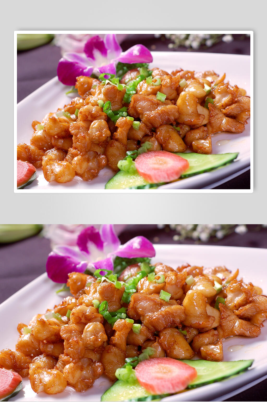 小炒盐焗掌中宝美食图片素材