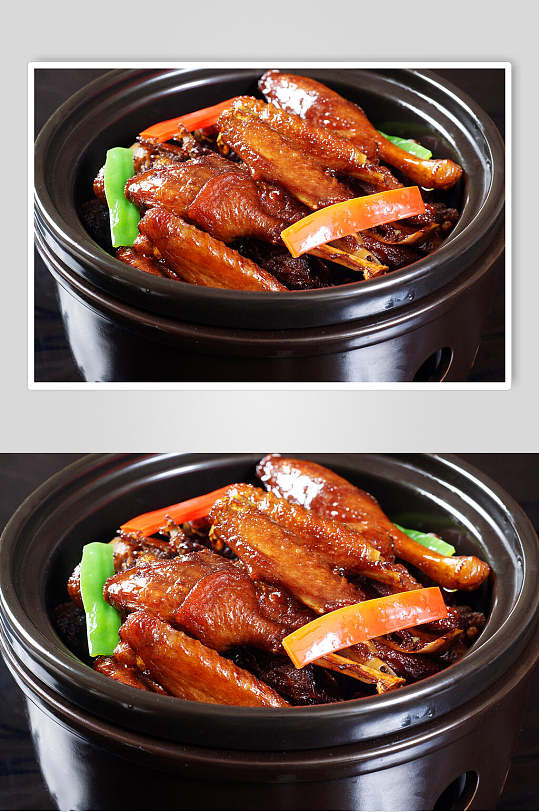 酱香雷公鸭美食高清图片