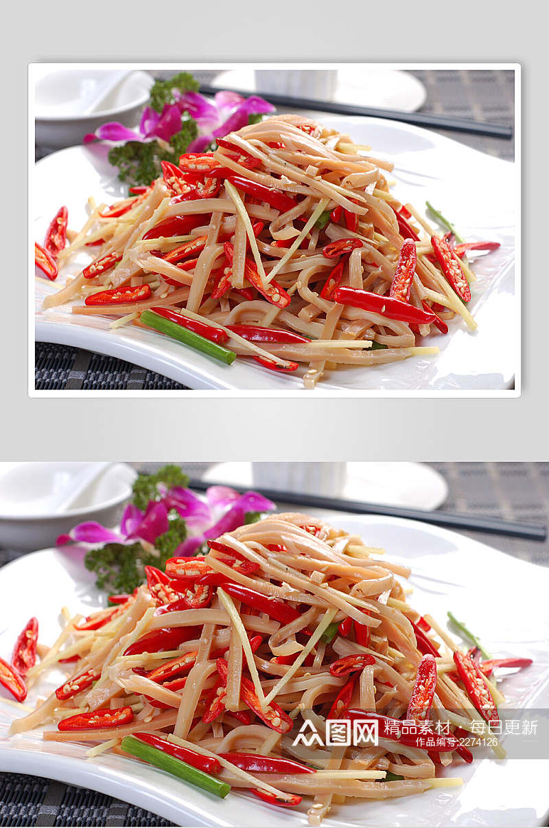 特色菜鲜椒鱿鱼红食品图片素材