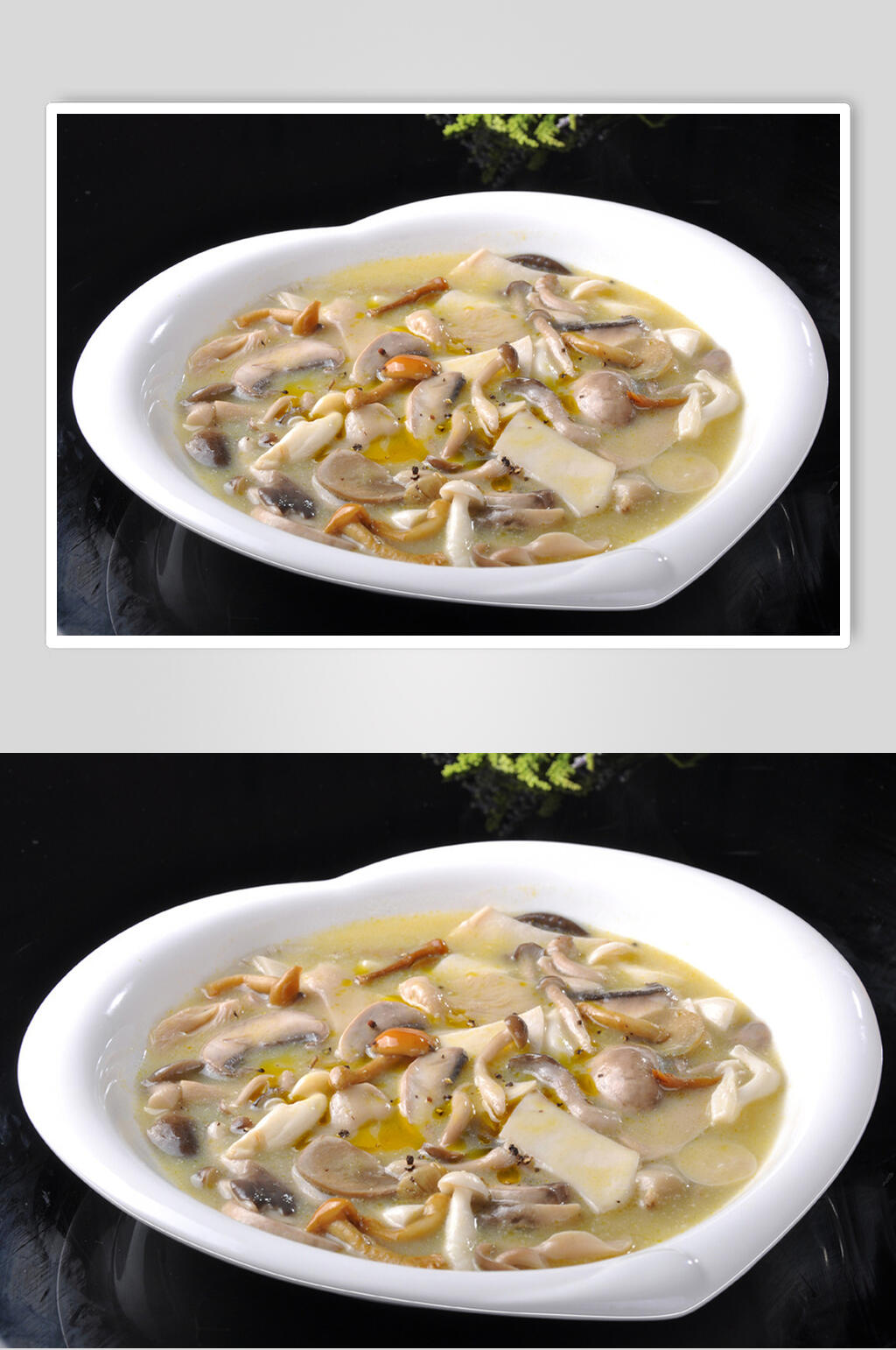 烩蘑菇食品高清图片素材