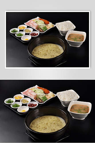 精品特色美味砂锅米线餐饮食物图片