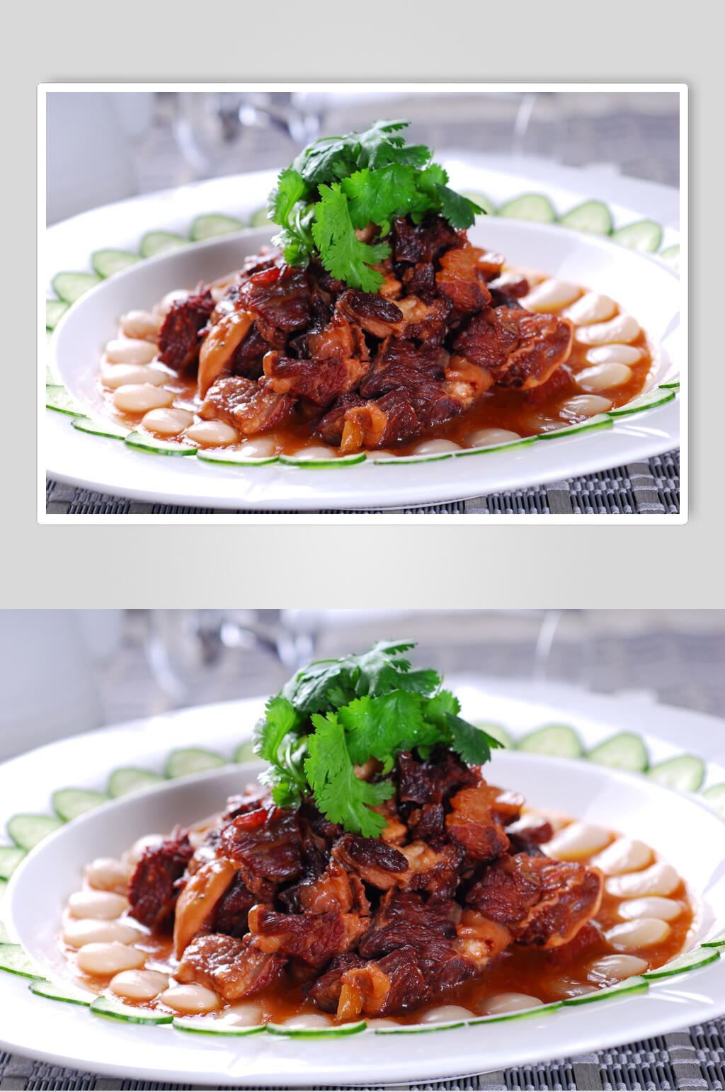 江湖雪豆耗牛肉美食高清图片素材