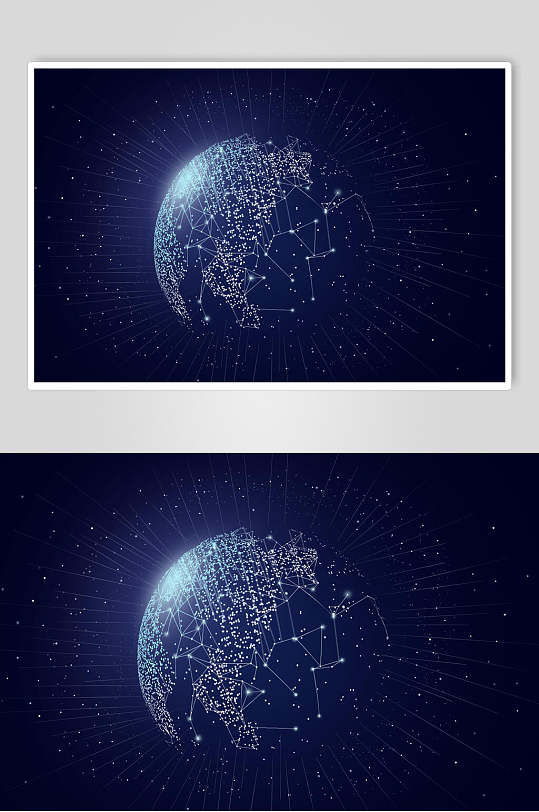 科技地球线条图片-科技地球线条素材下载-众图网