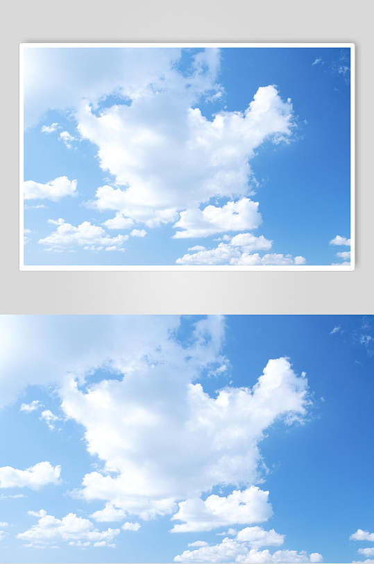 唯美蓝天白云图片