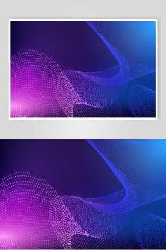 紫色渐变科技粒子光效背景素材