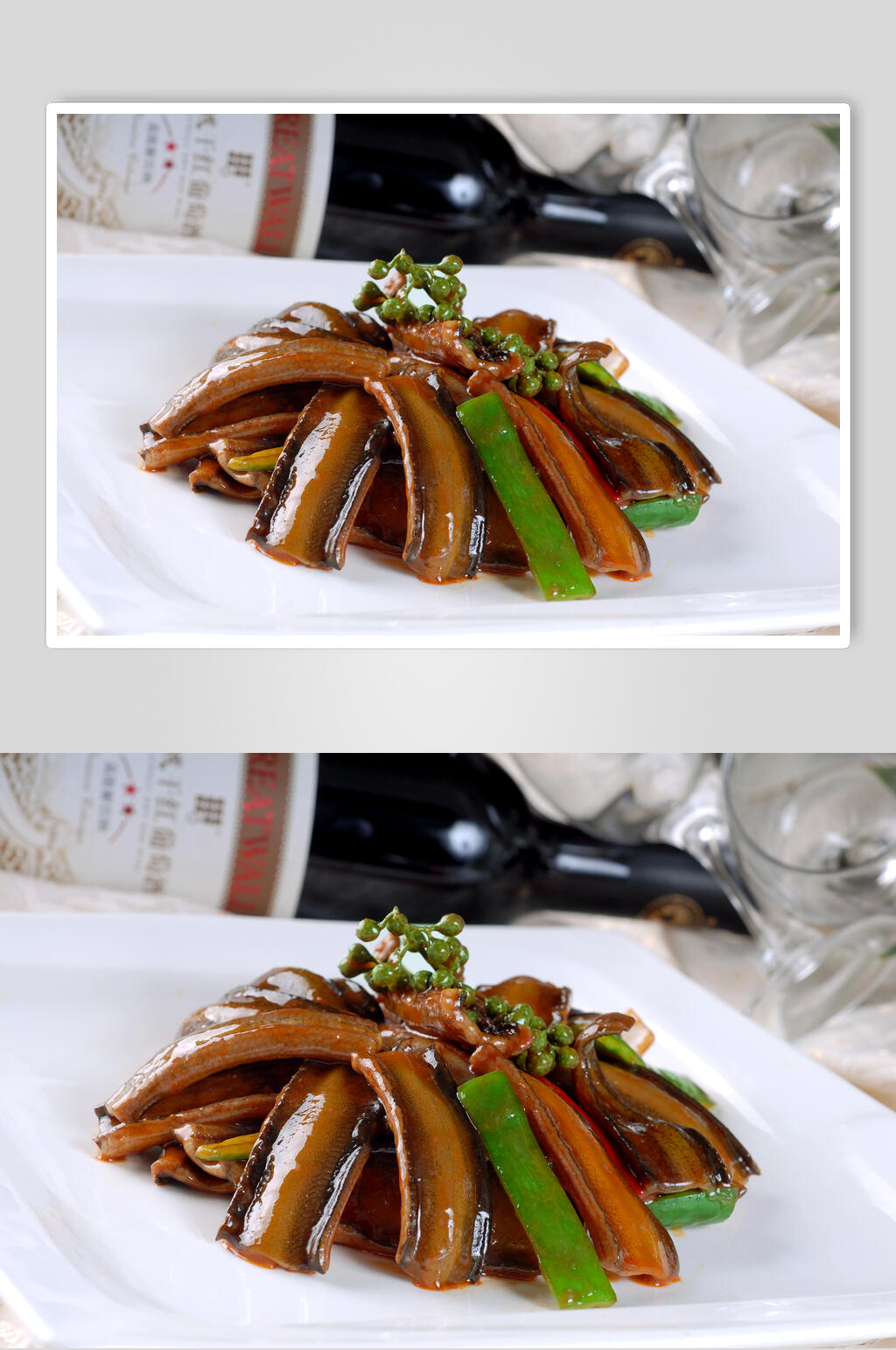 尖椒土鳝美食图片素材