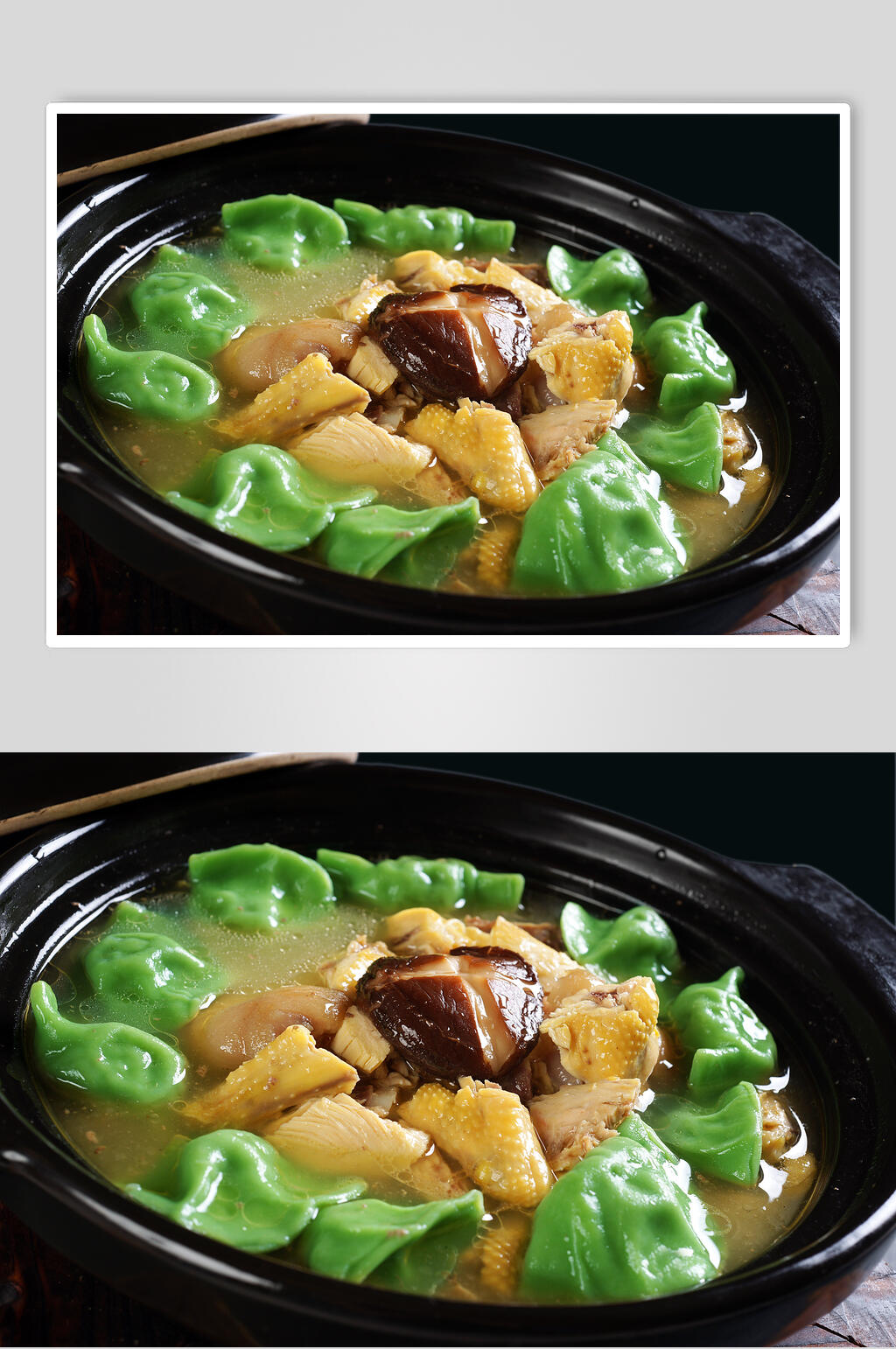 水饺鸡美食高清图片素材