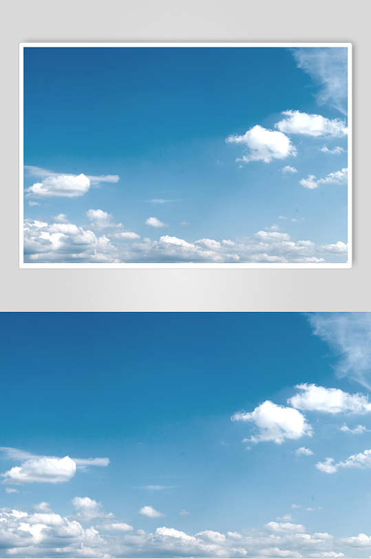 唯美天空蓝天白云图片