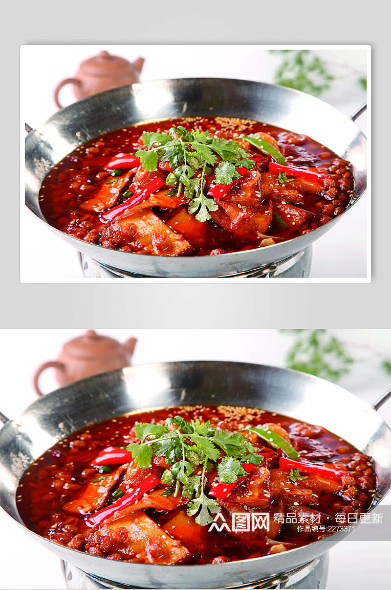 干锅腊味豆干餐饮食品图片素材