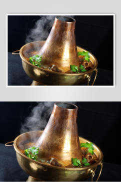 铜锅麂子餐饮食品图片