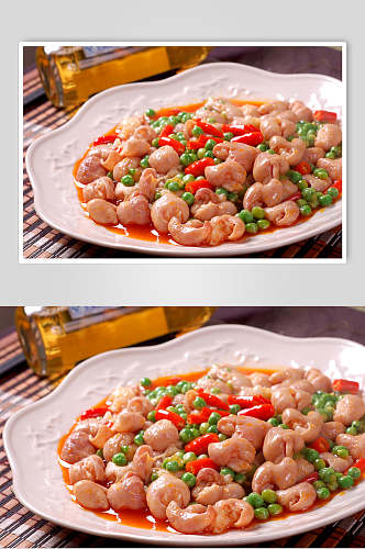 青豆肥肠美食图片
