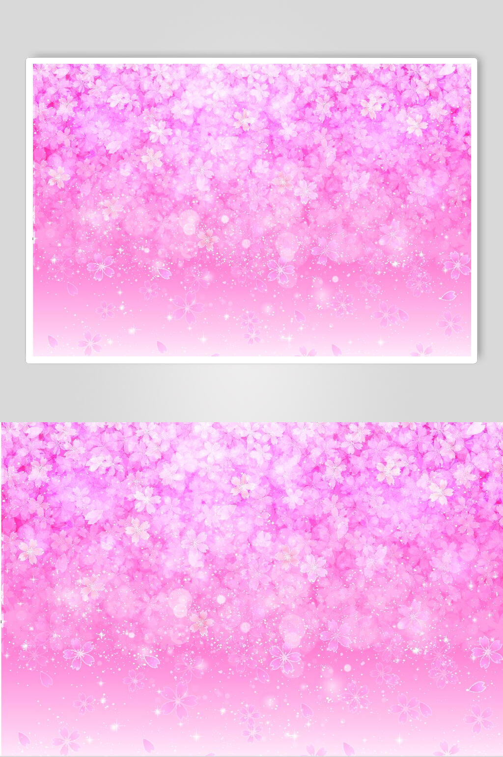 唯美樱花背景素材素材