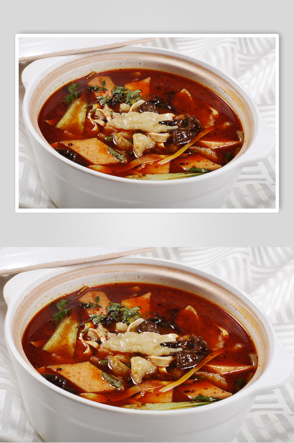 鸡汤砂锅拨鱼美食高清图片素材