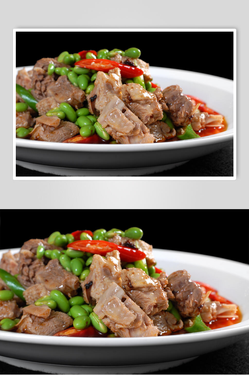 青豆焖大雁食品高清图片素材