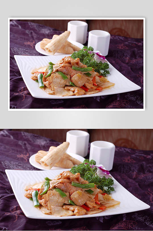 腌笋孔雀肉食品图片