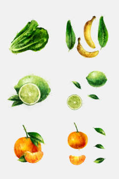 绿色蔬果免抠元素