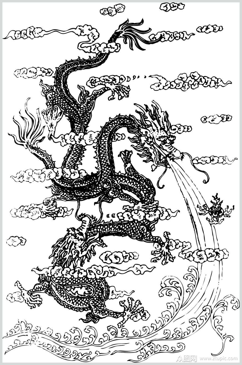 龙图案素材素材