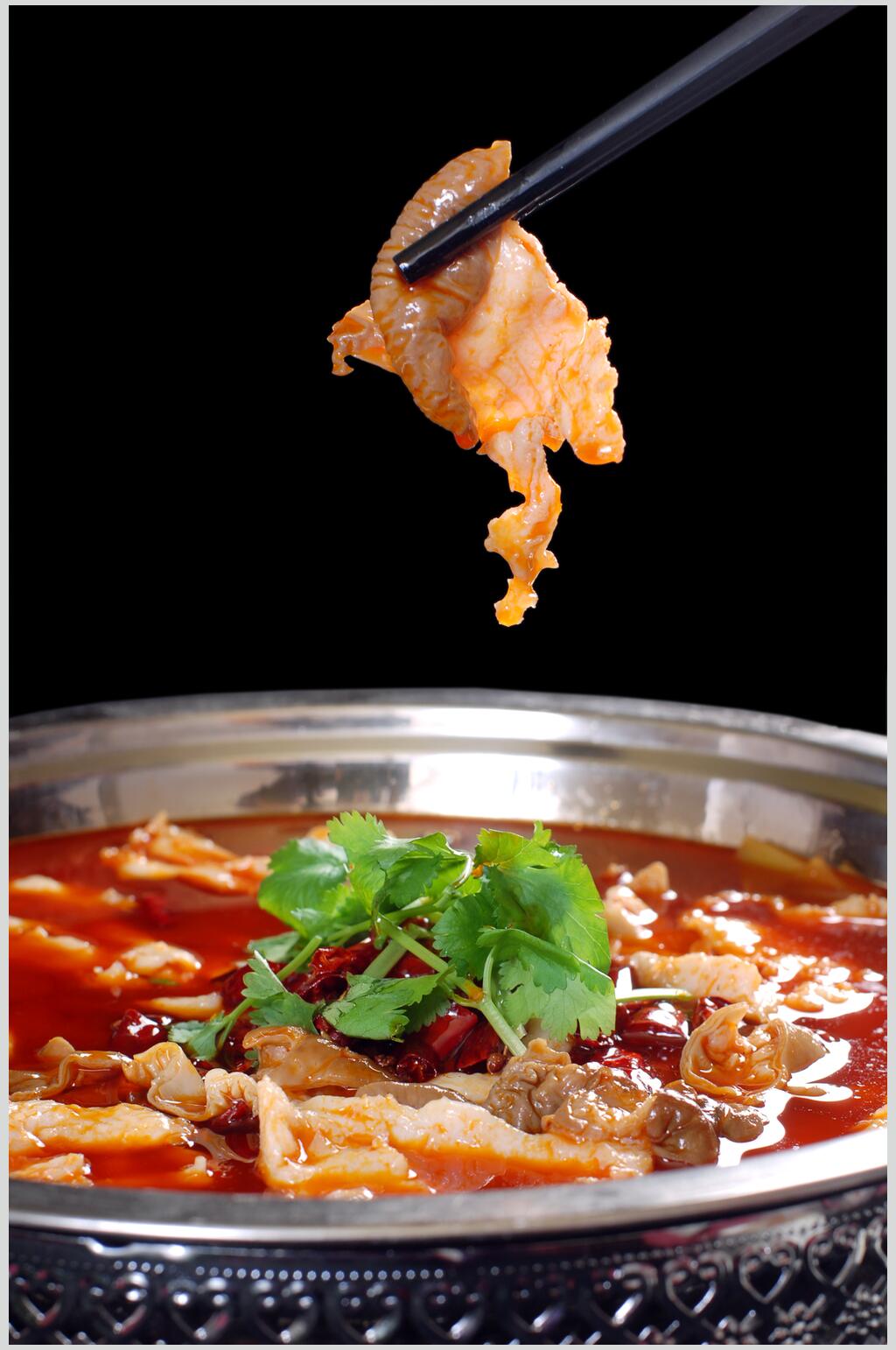 特色肥肠乌鱼片食品图片素材