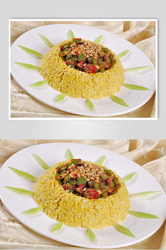 贡米鸵鸟肉美食图片