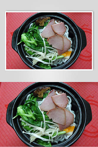 招牌砂锅米线食物图片