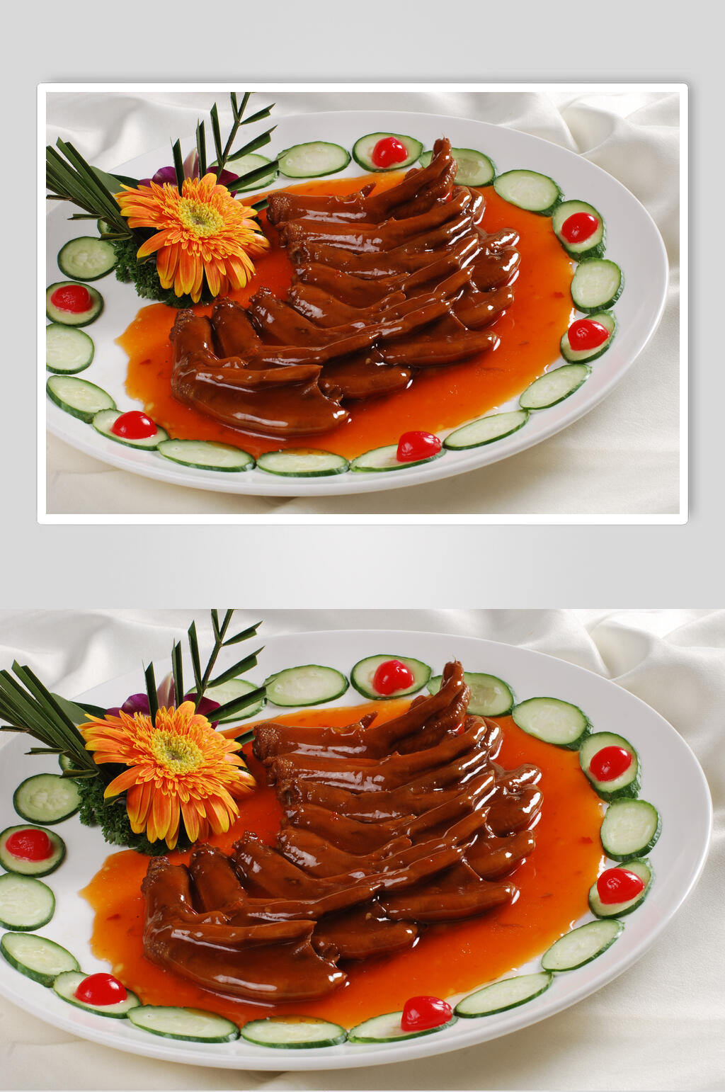 秘制鸭掌美食高清图片素材