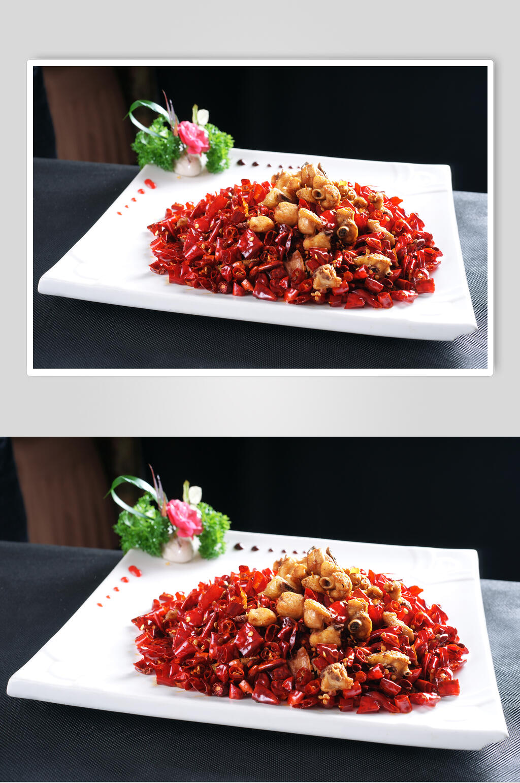 巴蜀辣子鸡美食图片素材