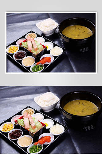 特色精品美味砂锅米线餐饮食物图片