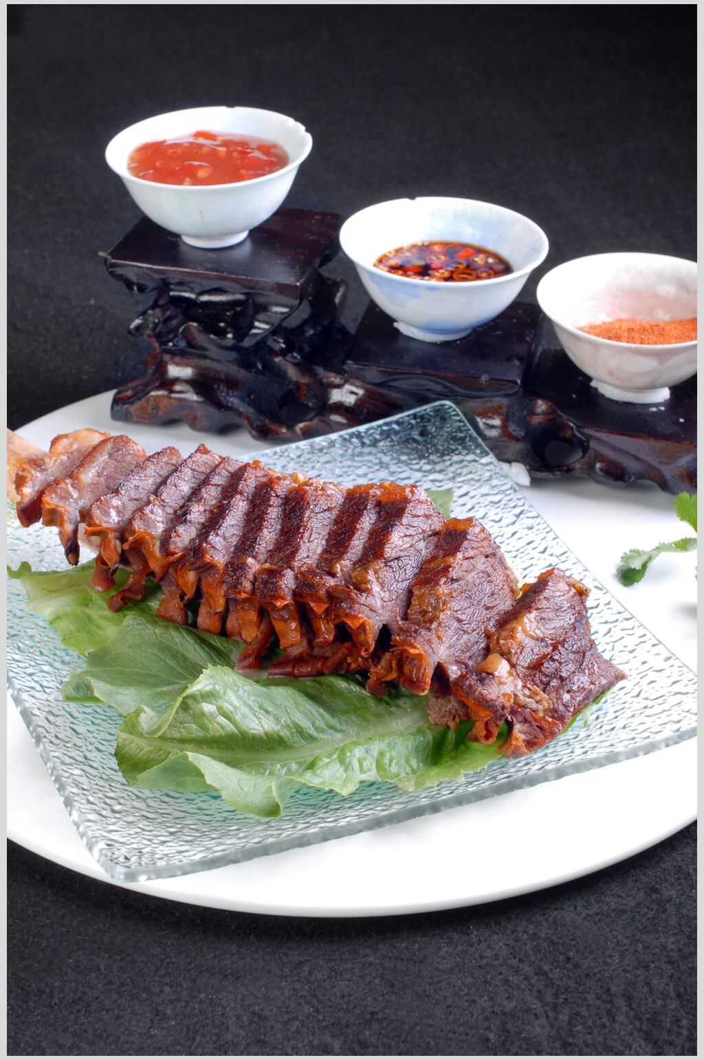 日式牛肋骨食品图片素材