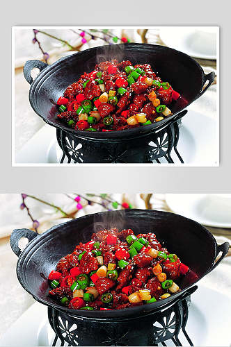干锅岭南麻雀肉美食图片