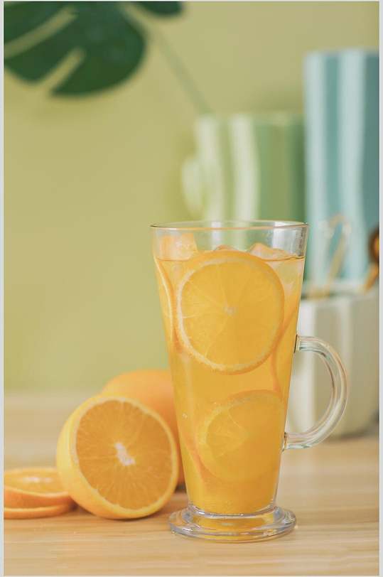 美味柠檬水果汁奶茶免抠元素