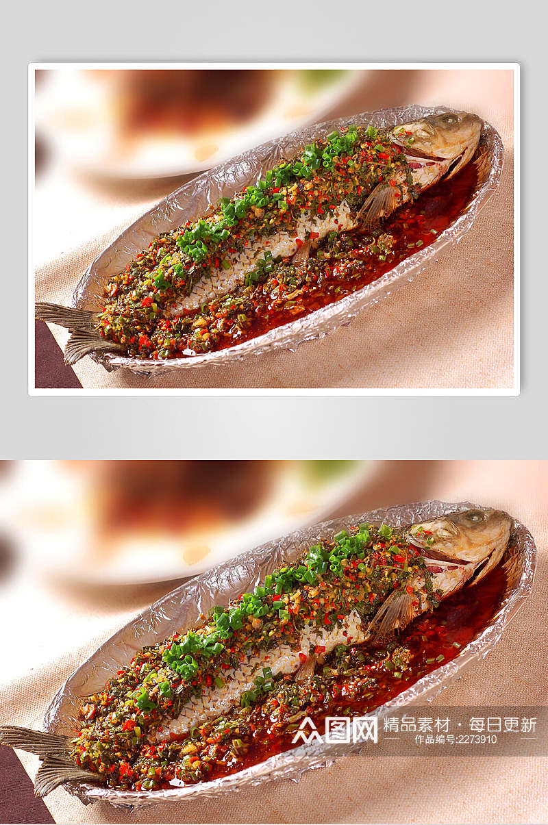 热菜飘香鲩鱼霍香味食品图片素材