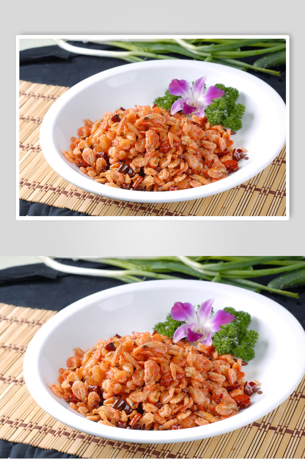 椒盐小虾美食图片素材
