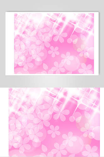 时尚粉色樱花背景素材