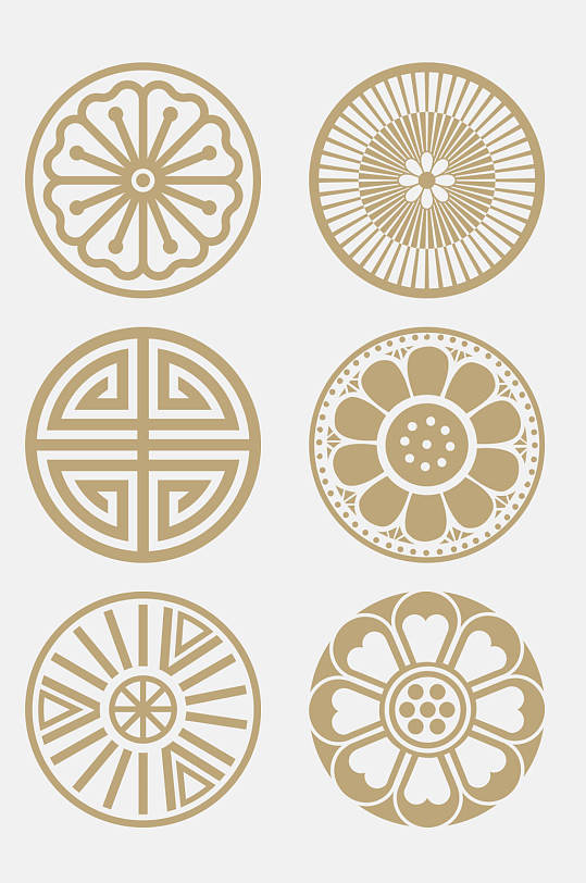 金色圆形元素-金色圆形元素图片-金色圆形元素素材下载-众图网