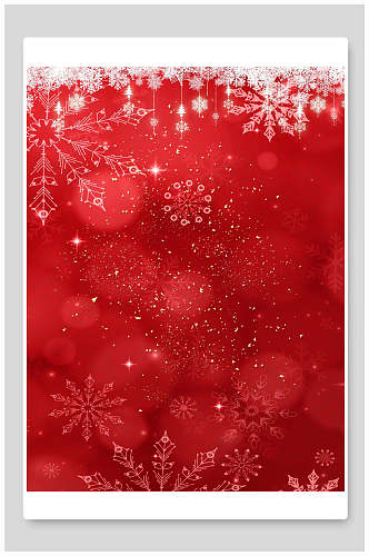 红色圣诞节PSD背景素材
